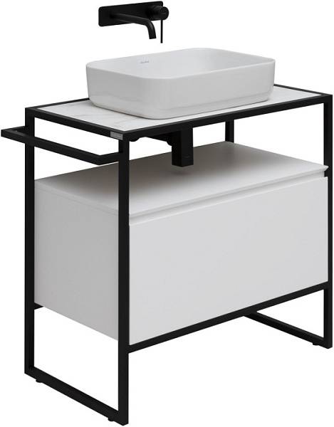 Тумба под раковину Allen Brau Priority 80 см белый матовый 1.31002.WM