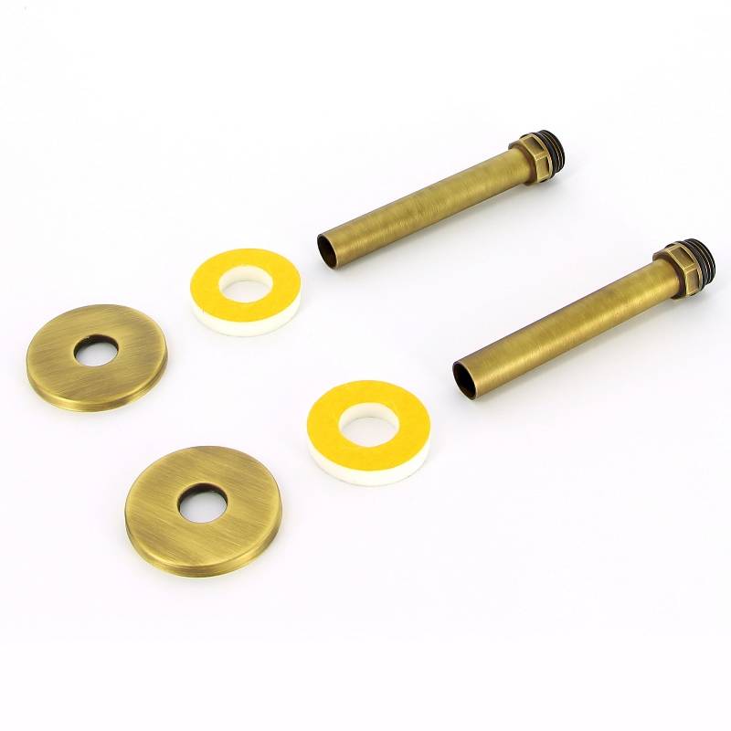 Комплект присоединительный Carlo Poletti Artistic 1/2 x 16 x 120 мм бронза A54650MA