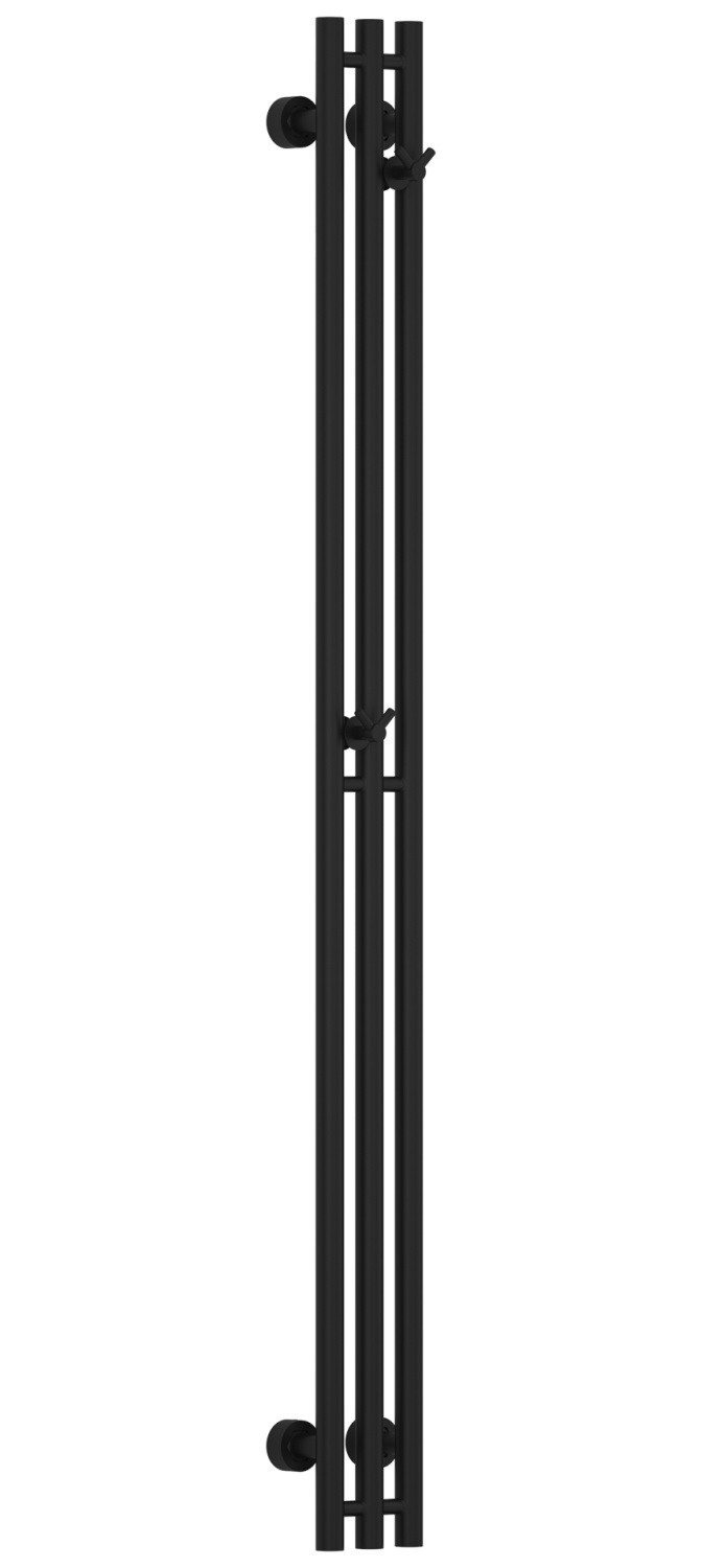 Полотенцесушитель водяной Сунержа Терция Pro 150x1500 мм чёрный матовый 31-0444-1510