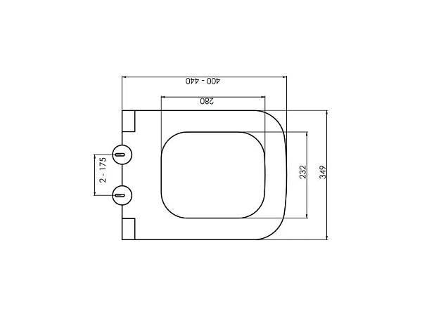 Крышка-сиденье для унитаза Boheme Bello микролифт черный матовый 975-B