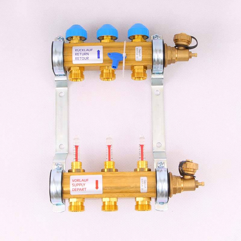 Коллекторная группа Watts HKV/T с расходомерами 1x3/4 EK 3 выхода 10004196