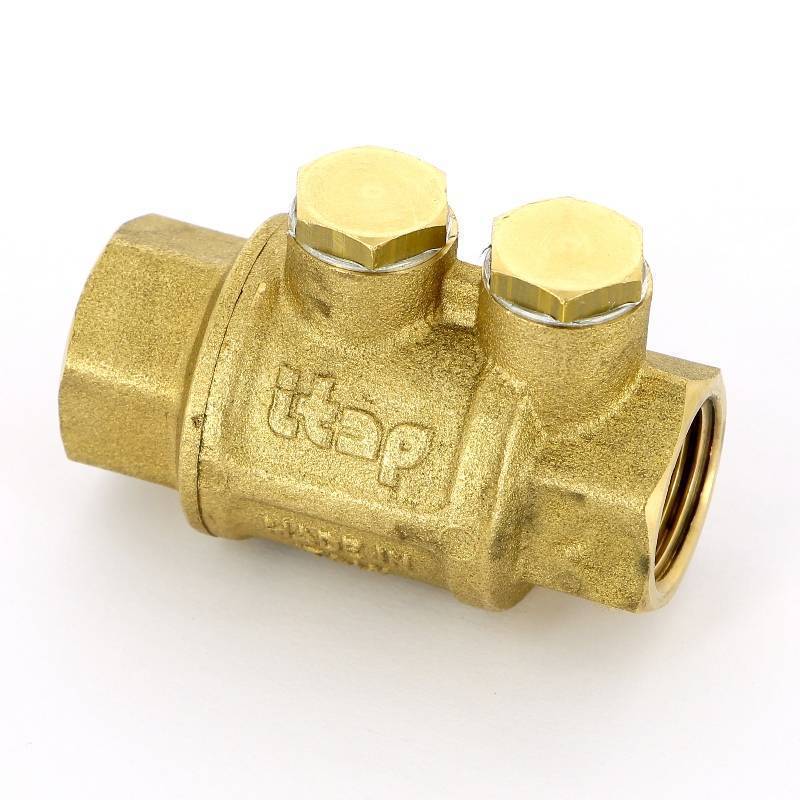 Клапан обратный пружинный ITAP ROMA 1/2 с металлическим затвором 104 1/2