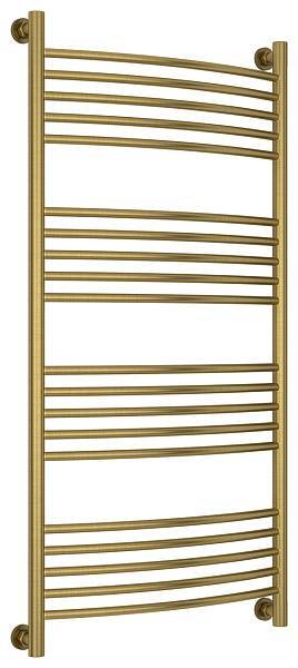 Полотенцесушитель водяной Сунержа Богема+ с полкой 1200x600 мм состаренная латунь 051-0221-1260