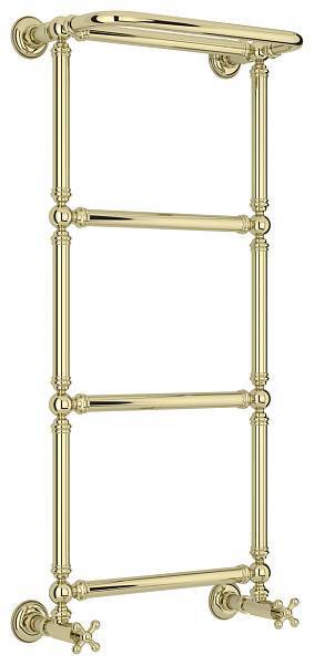 Полотенцесушитель водяной Сунержа Ренессанс 400x960 мм шампань с комплектом вентилей 020-0281-9640