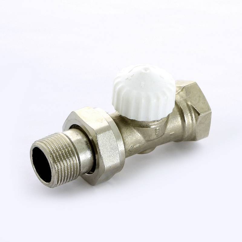 Вентиль термостатический Uni-Fitt прямой HB 3/4 никелированный 160N3000