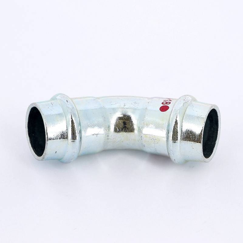 Угол 45° пресс IBP >B< Press Carbon 18 мм оцинкованная сталь PC5041 0180000