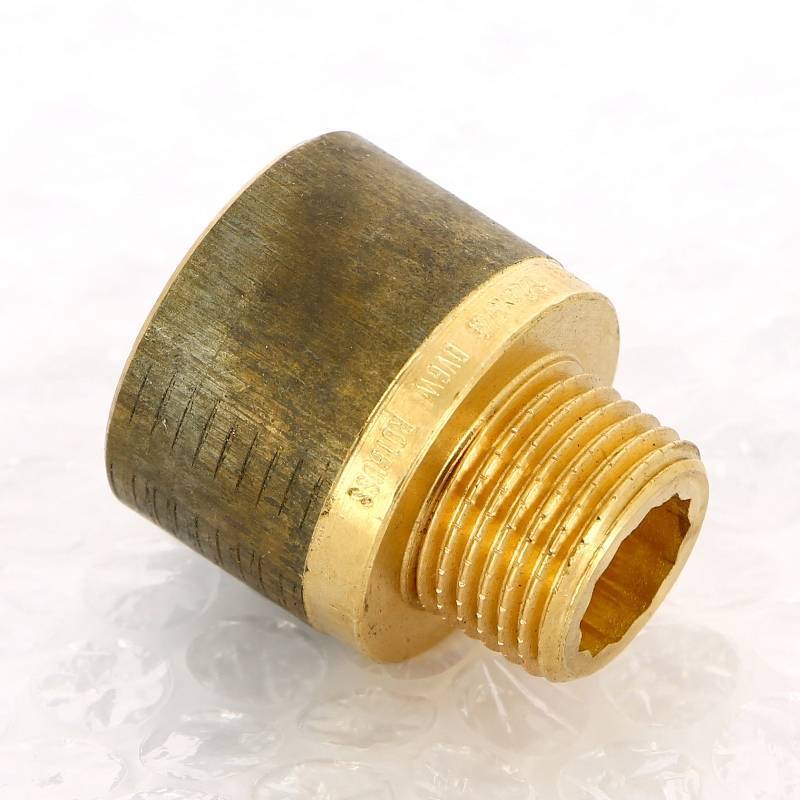 Переходник круглый Viega 1/2 x 3/4 дюйма НВ бронза 320423