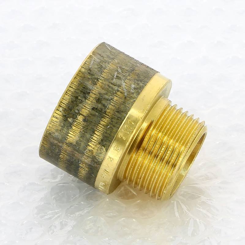 Переходник круглый Viega 1 x 1 1/4 дюйма НВ бронза 359348