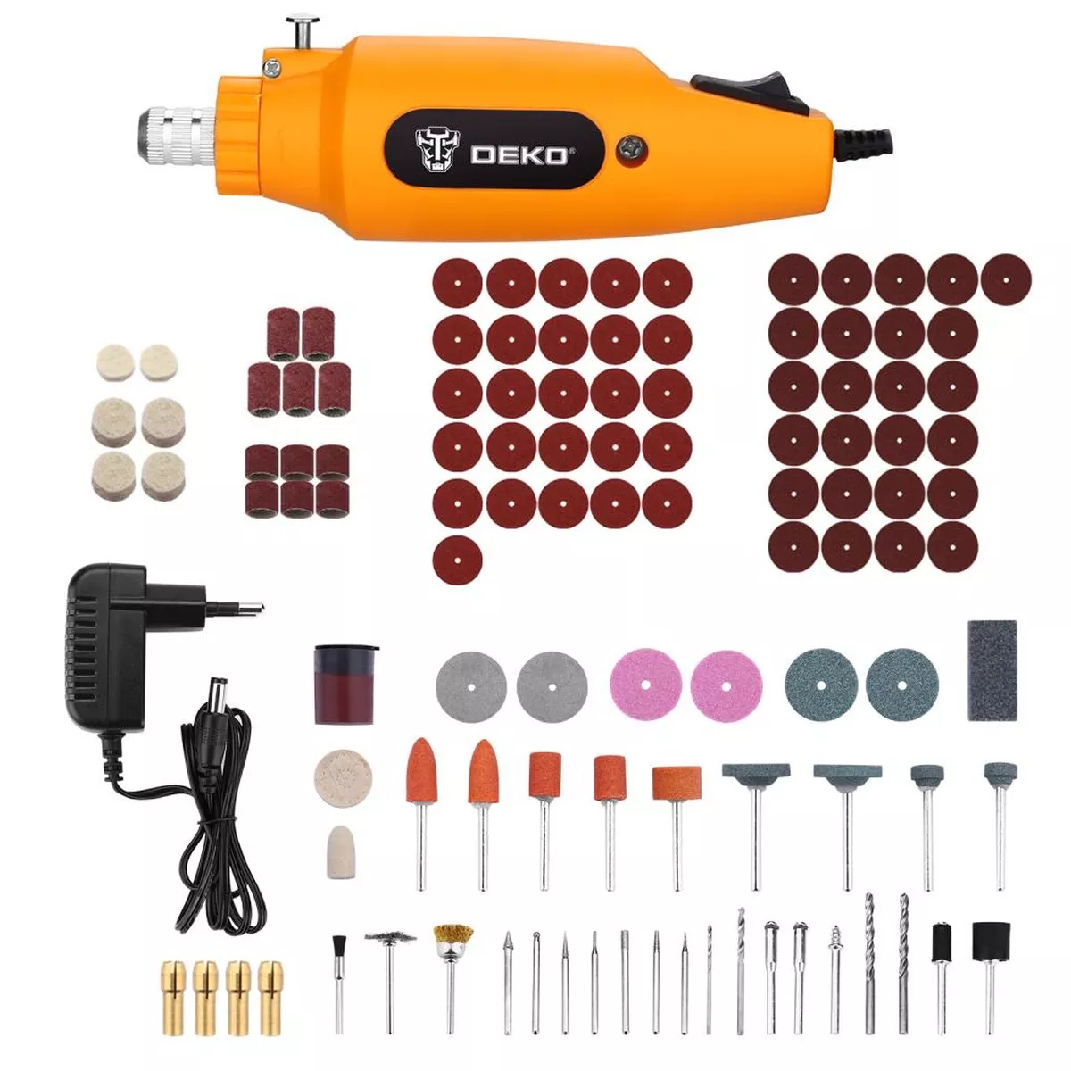 Гравер электрический Deko DKRT150 с аксессуарами 110 шт 063-4187
