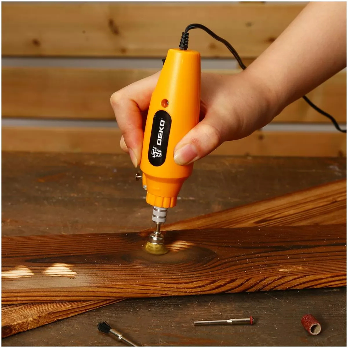 Гравер электрический Deko DKRT150 с аксессуарами 110 шт 063-4187