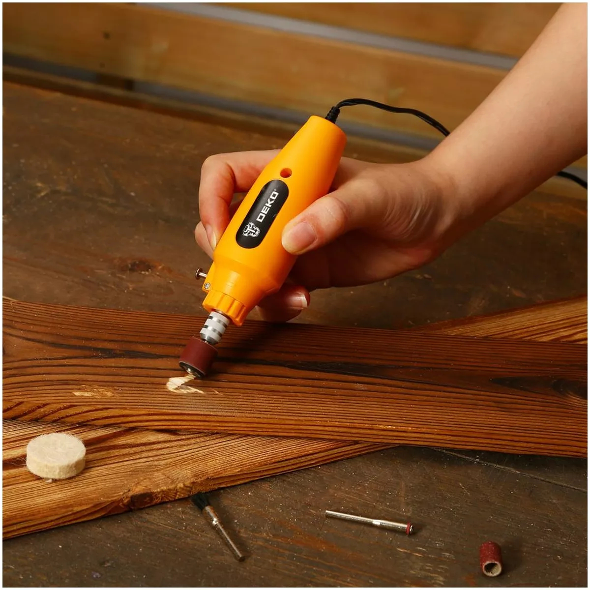 Гравер электрический Deko DKRT150 с аксессуарами 110 шт 063-4187