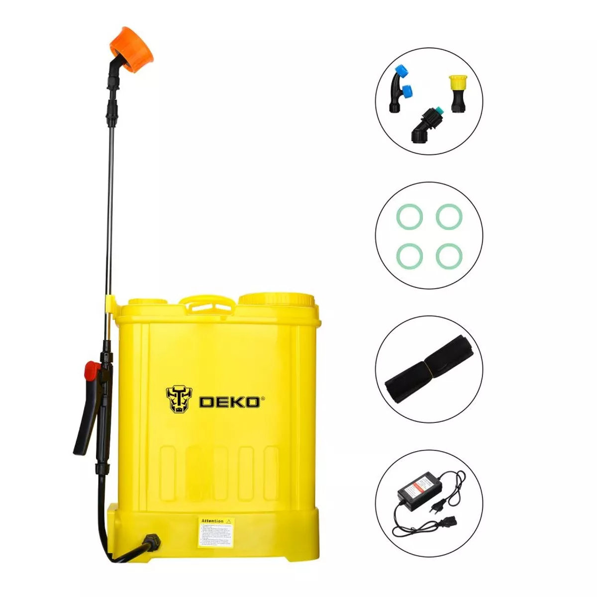 Опрыскиватель садовый аккумуляторный DEKO DKSP12 Li-ion 14 л 065-0933