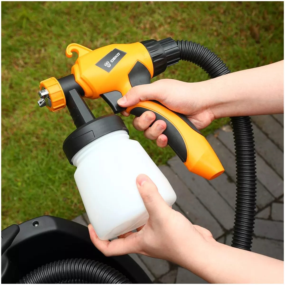 Краскопульт электрический DEKO DKSG1000 1000 Вт 800 мл 063-4035