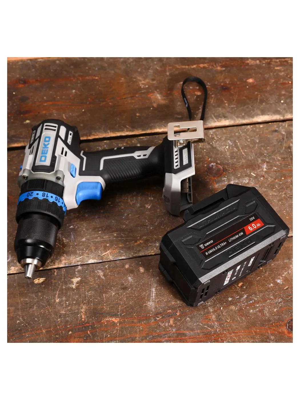 Аккумулятор DEKO R-UNV6.0 ULTRA+ Li-ion 20 В 6.0 Ач 083-