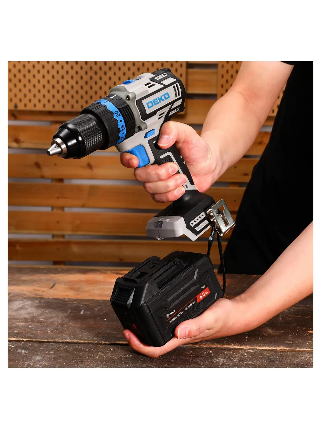 Аккумулятор DEKO R-UNV6.0 ULTRA+ Li-ion 20 В 6.0 Ач 083-