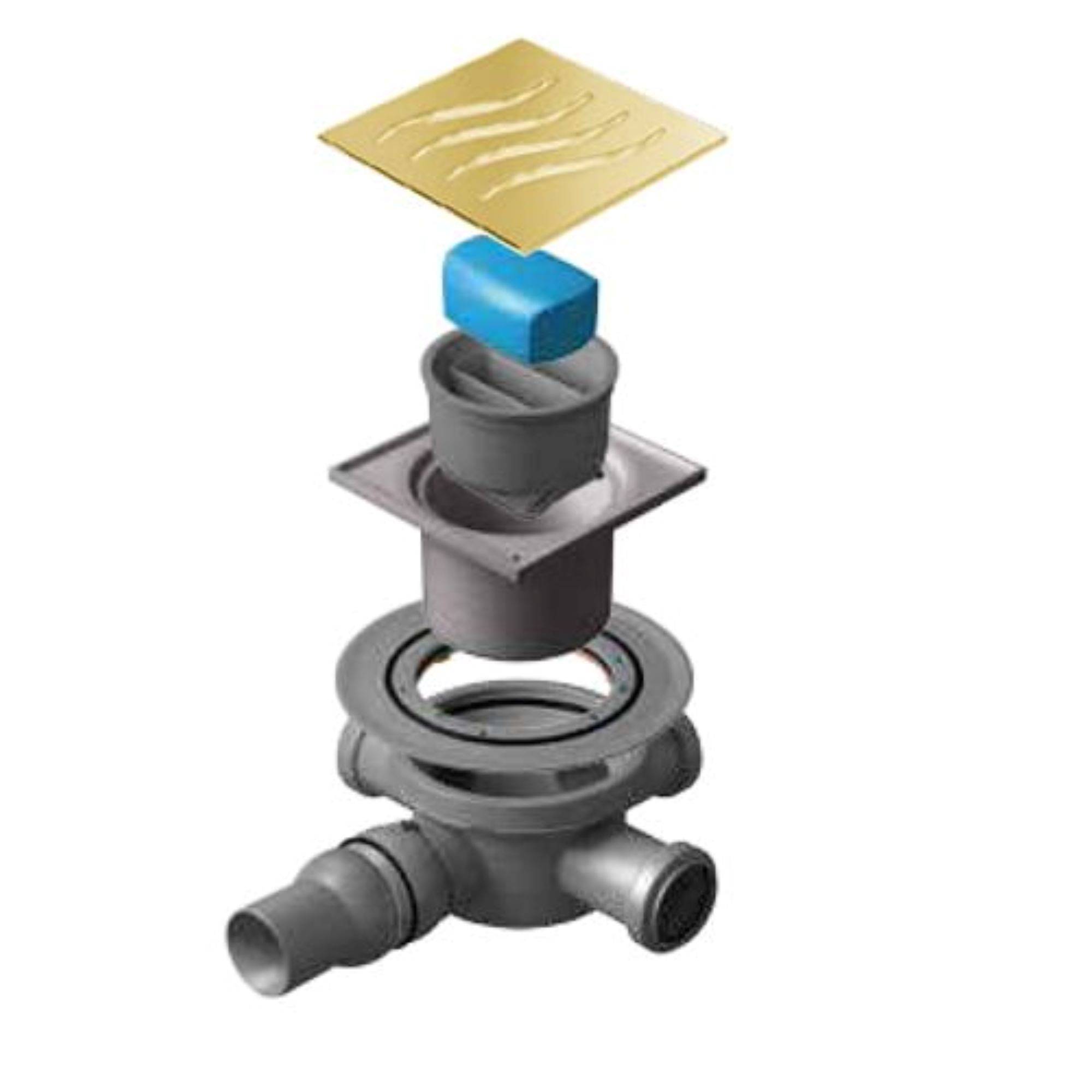 Трап точечный PESTAN Confluo Standard 10х10 Dry 3 Gold 13000106