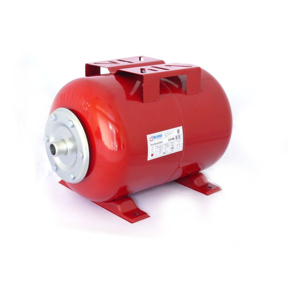 Бак расширительный BELAMOS 24HW 24 л красный горизонтальный 24HW
