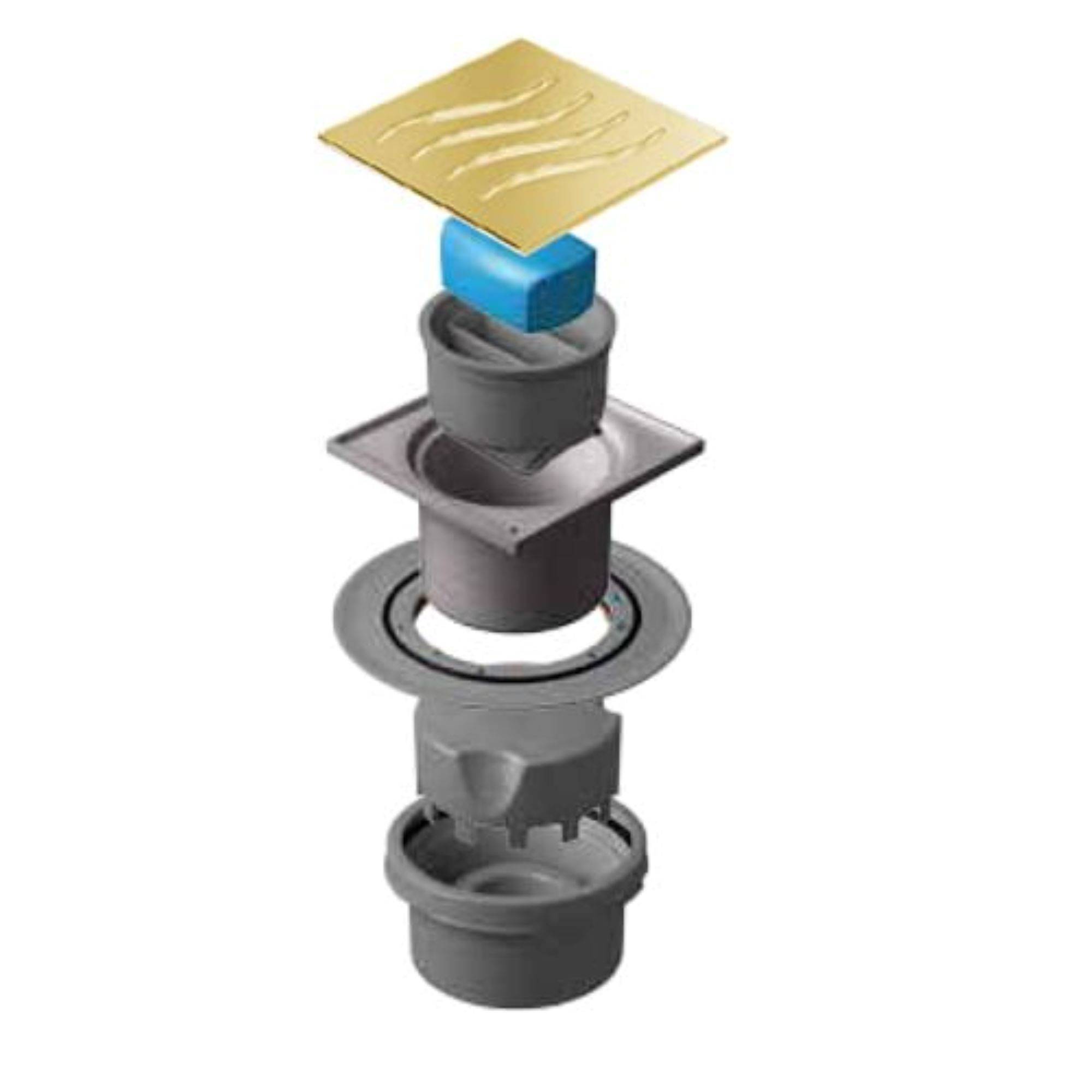 Трап точечный PESTAN Confluo Standard 10х10 Vertical Dry Gold 13000121