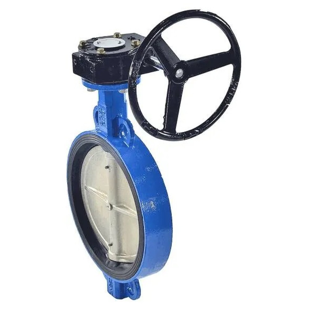 Затвор дисковый поворотный Ридан RMCX DN150 PN16 с редуктором чугун EPDM НС-1733544