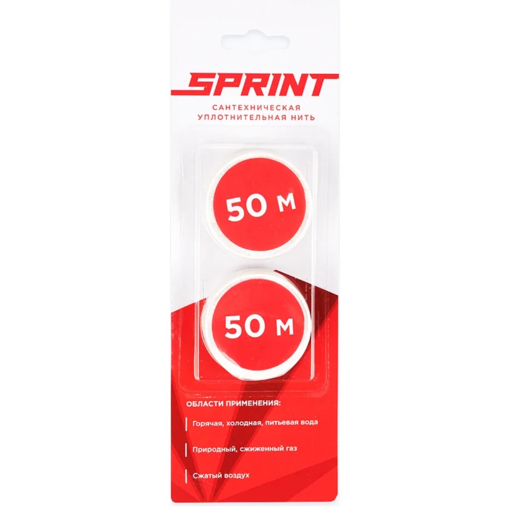 Нить уплотнительная Сантехмастер Sprint набор катушек 2х50 м 1151308