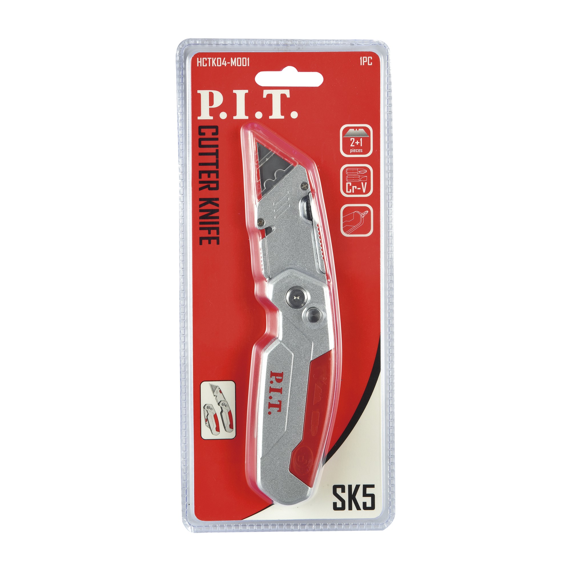 Нож P.I.T. складной монтажный 61 мм HCTK04-M001