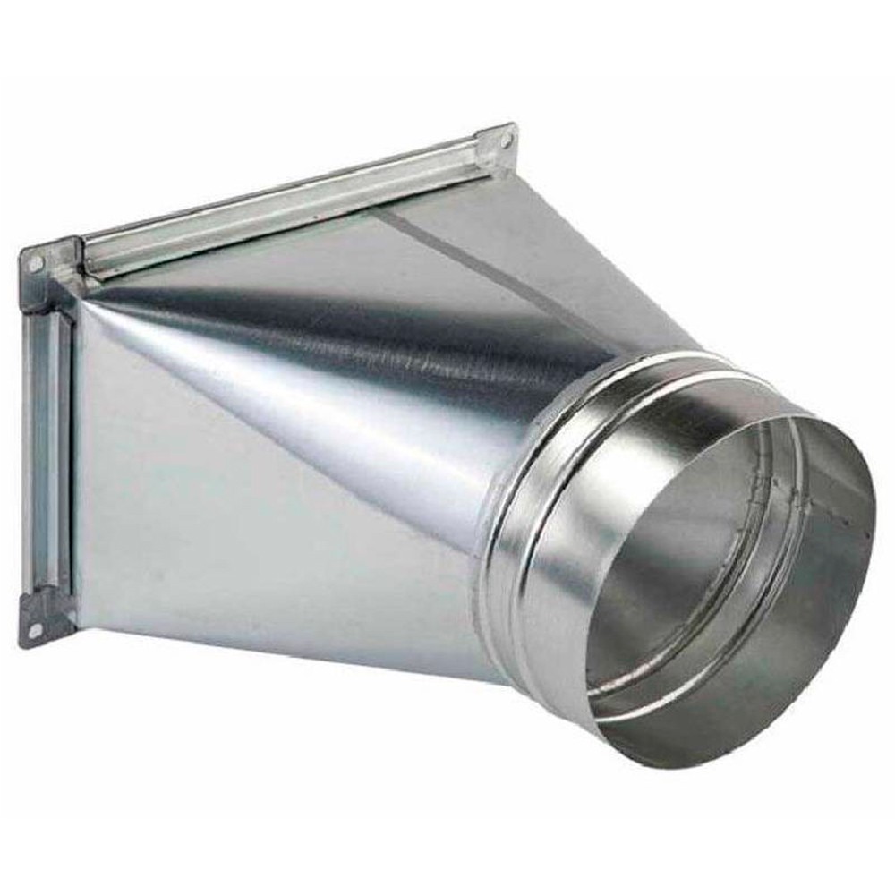 Переход вентиляционный с круглого на прямоугольное сечение ЕВРОВЕНТ 160-200x200 мм НС-1737424
