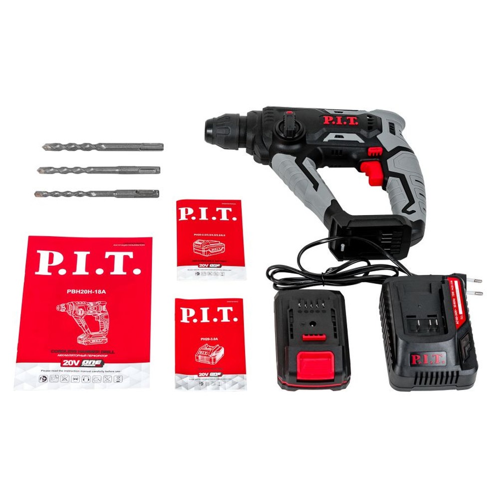 Перфоратор аккумуляторный P.I.T. OnePower20V PBH20H-18A/1 PBH20H-18A/1