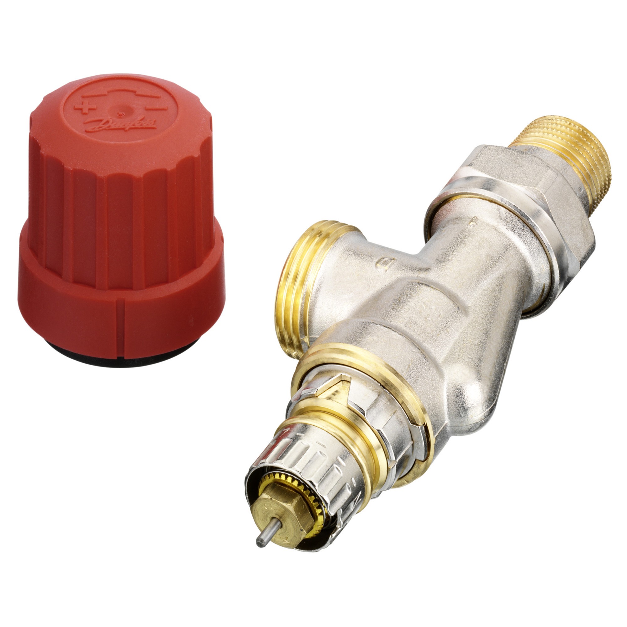 Клапан терморегулятора Danfoss RA-N 15 угловой UK 1/2 наружная резьба 013G0153