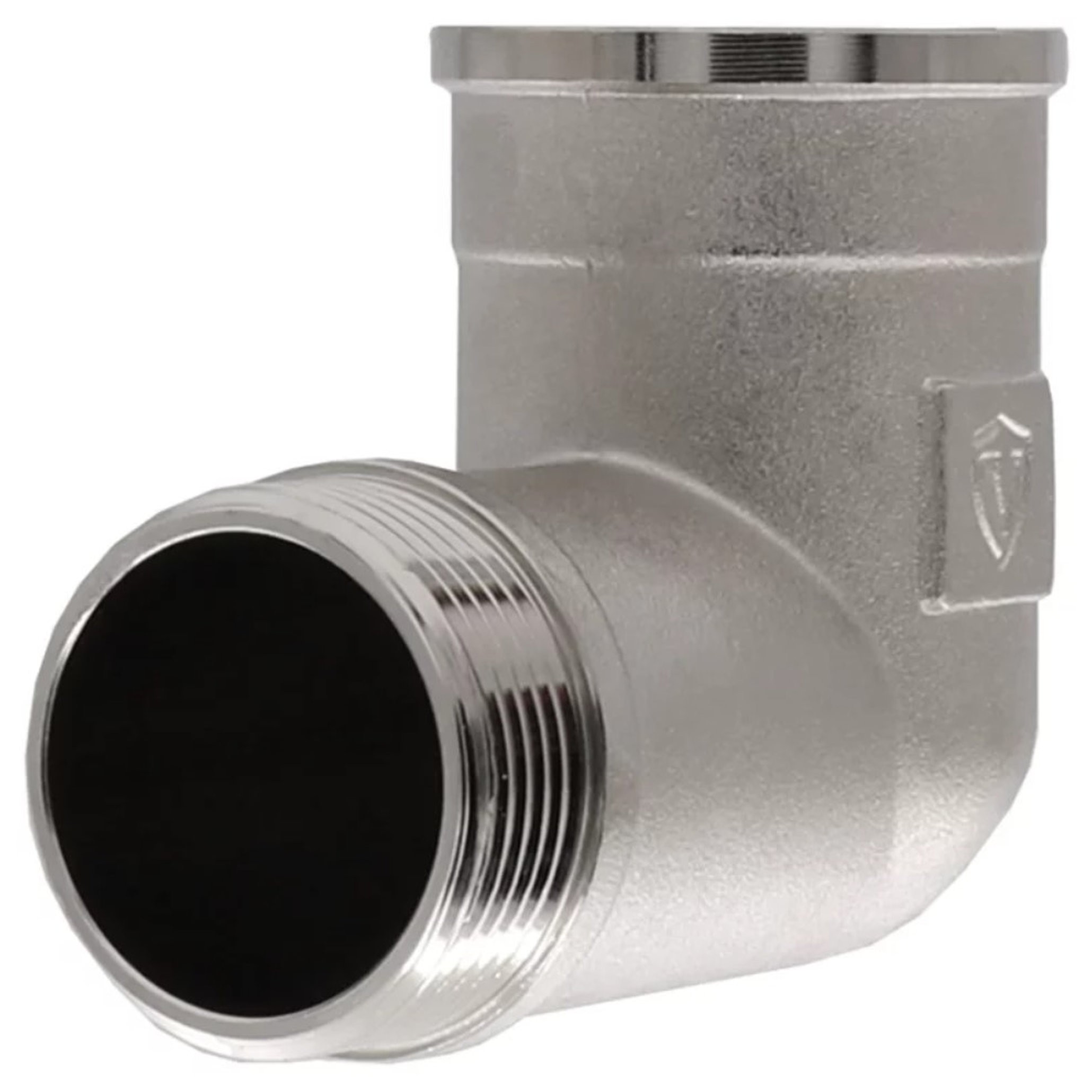 Уголок резьбовой VIEIR 1/2 ВН усиленный никелированный LFHN33-Z