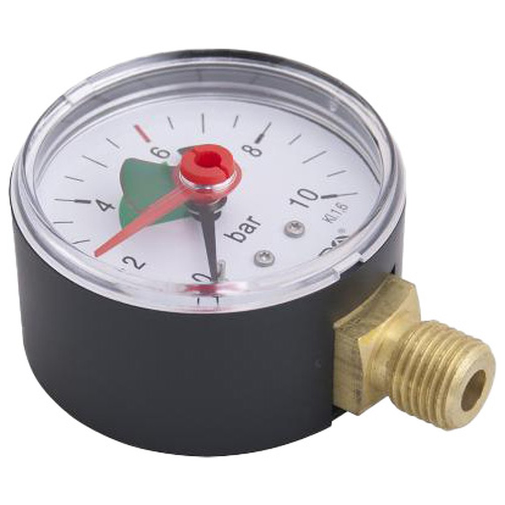Манометр радиальный Gappo с указателем предела 10 бар 1/4 G8010-1