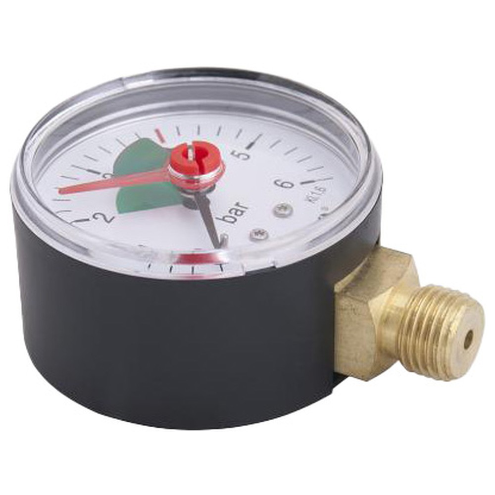 Манометр радиальный Gappo с указателем предела 6 бар 1/4 G8006-1