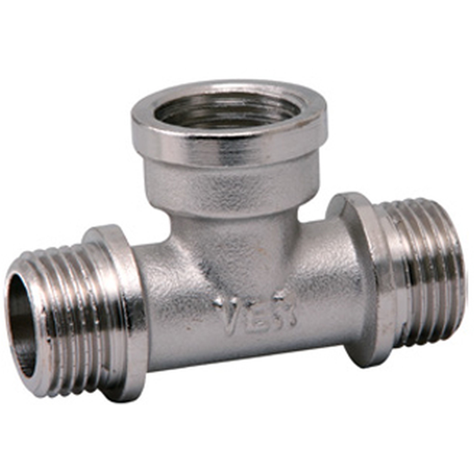 Тройник резьбовой VIEIR НВН 3/4 никелированный THFHN444