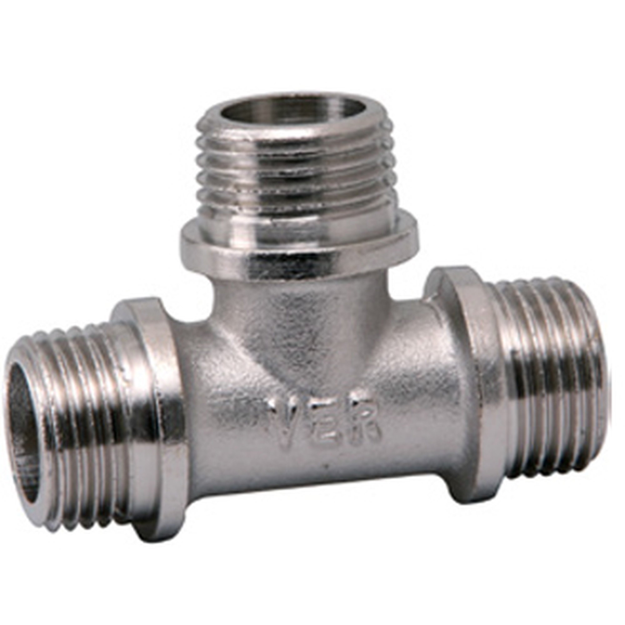 Тройник резьбовый VIEIR 3/4 дюйма ННН никелированный THN444