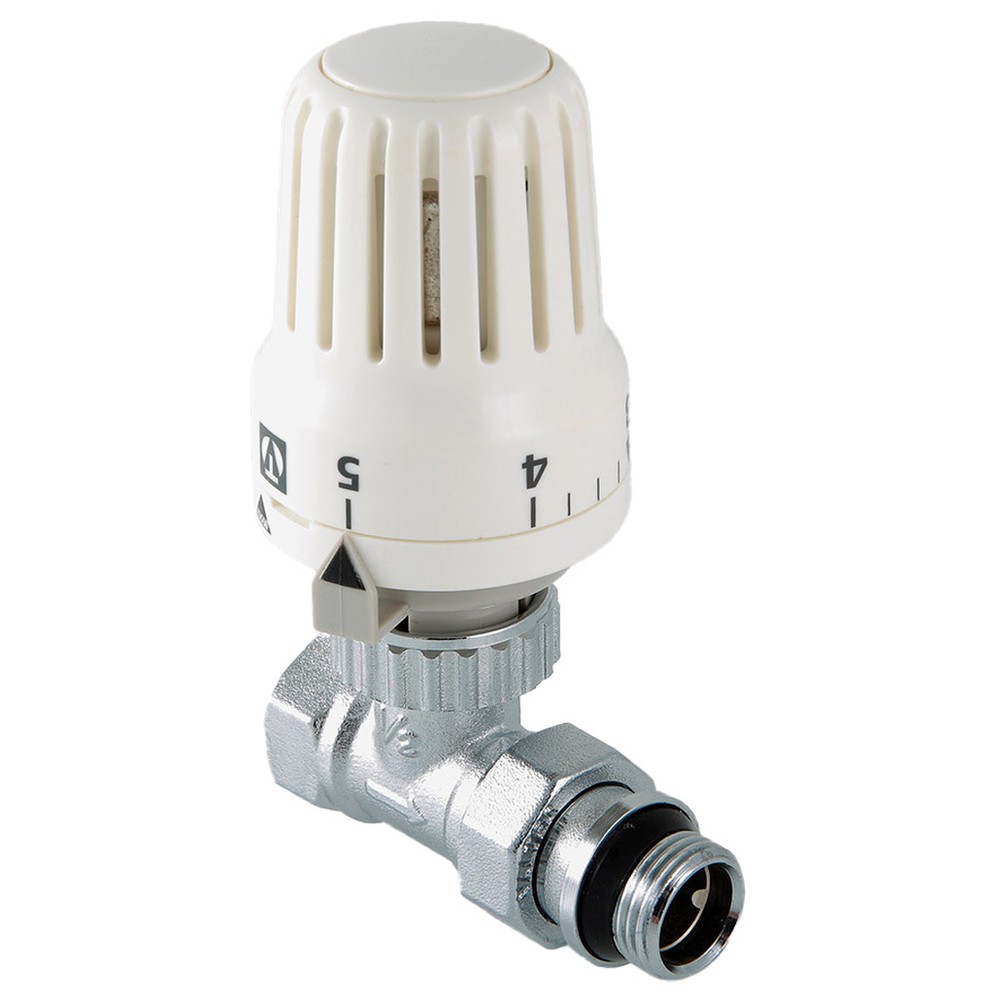 Комплект термостатический прямой Valtec 1/2 клапан с головкой VT.048.N.04