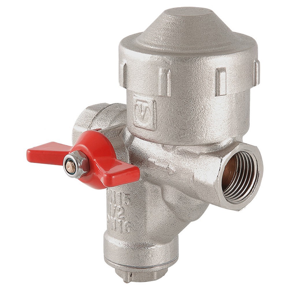 Кран шаровой с фильтром и редуктором VALTEC VT.299.NR 1/2 ВВ левый VT.299.NR.04