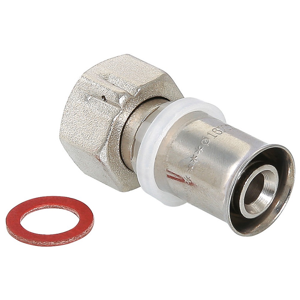 Муфта пресс с накидной гайкой VALTEC VTm.222 26x1 VTm.222.N.002606