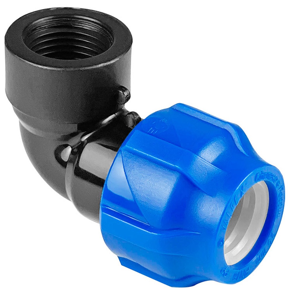 Отвод ПНД компрессионный Valfex 32 мм x 3/4 ВР 102032034