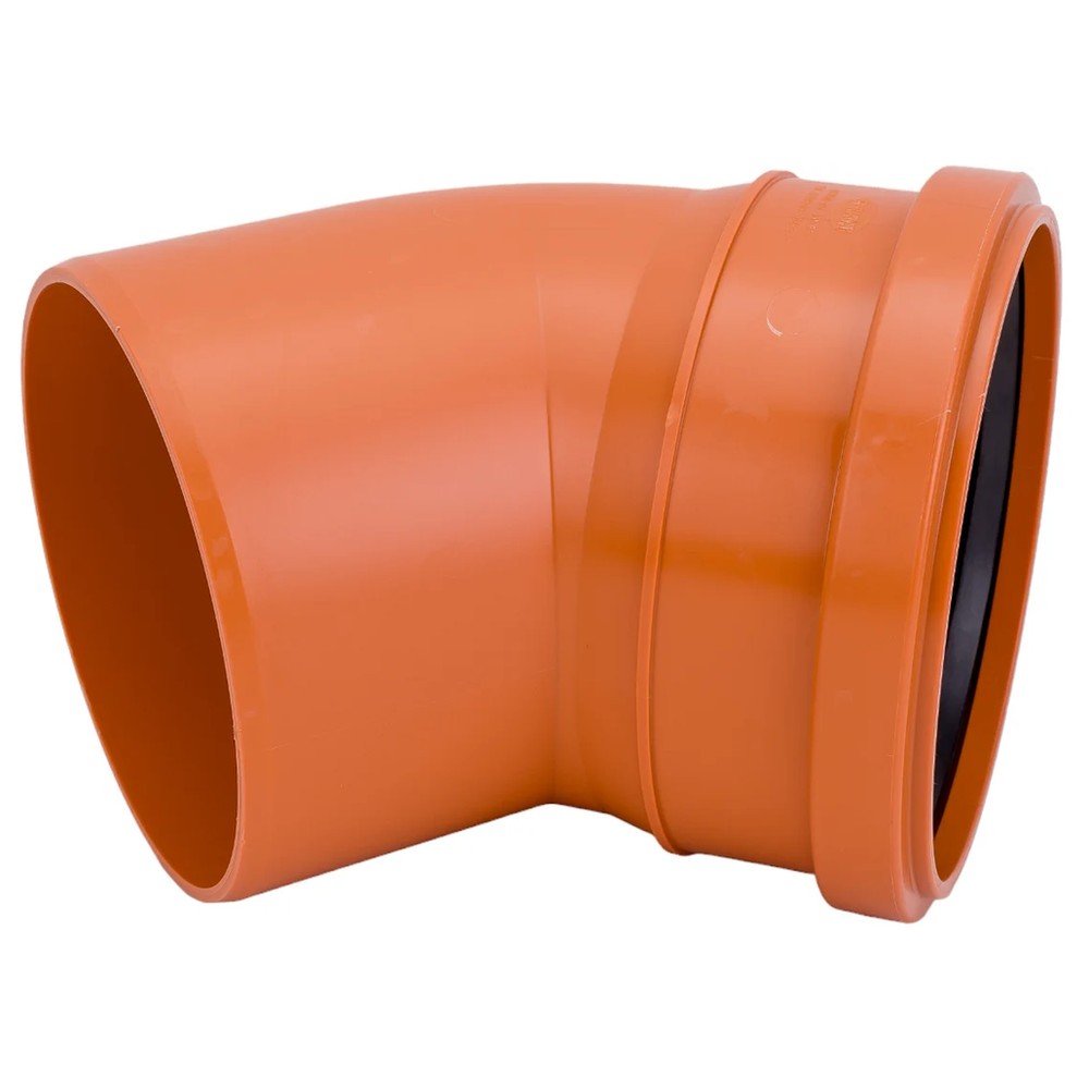 Отвод для наружной канализации СИНИКОН Universal 160х45° 504077