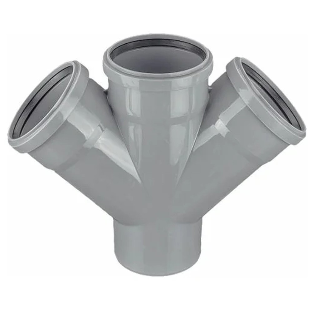 Крестовина одноплоскостная СИНИКОН Стандарт 110x110x110 мм 67° серая 1671182