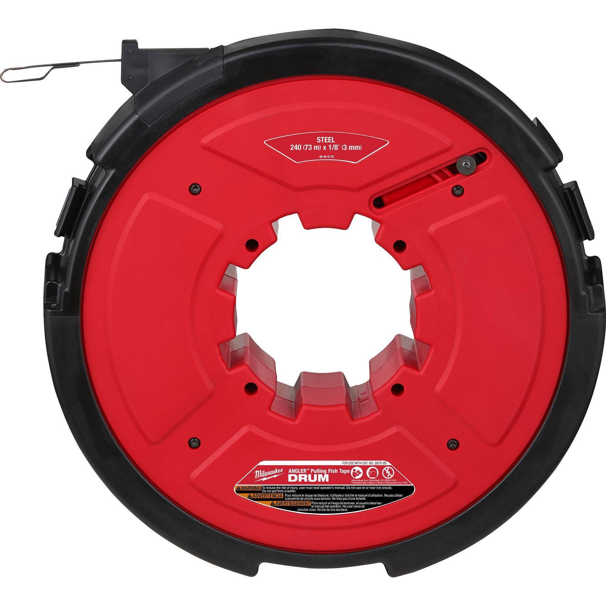 Барабан Milwaukee со стальной проволокой 72 м x 3 мм 1604346