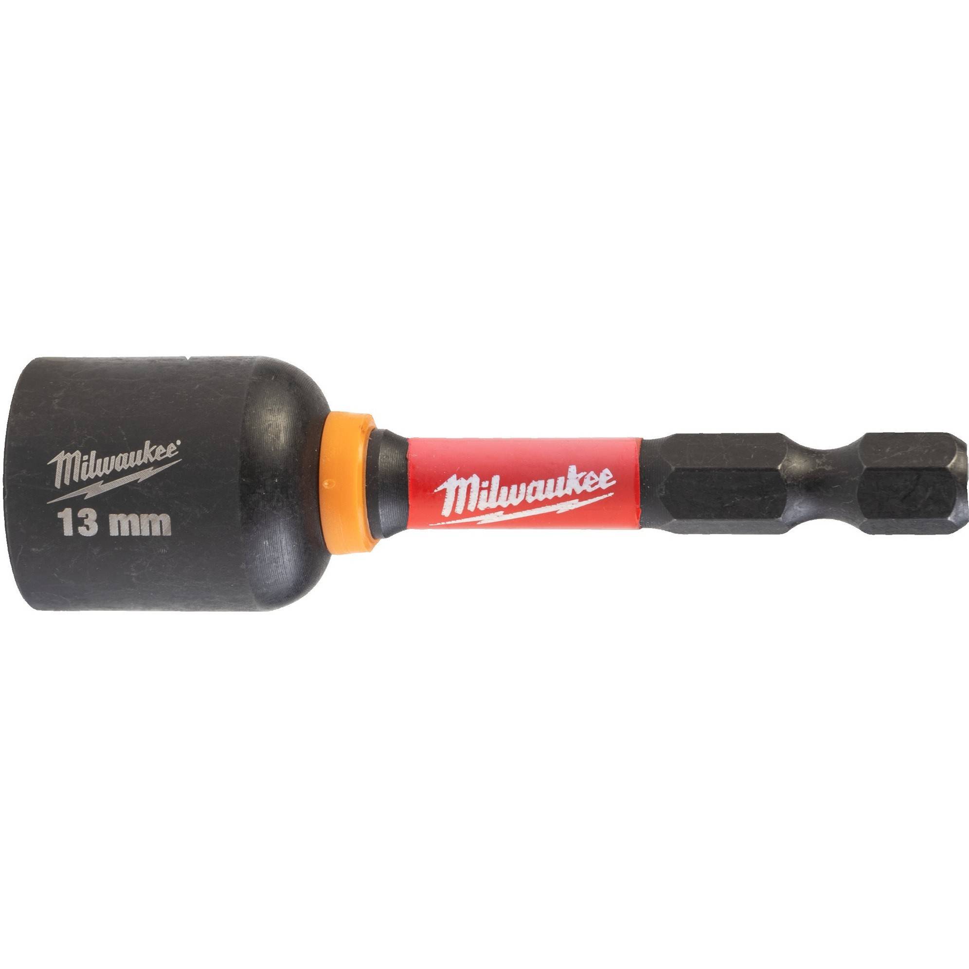 Насадка торцевая магнитная Milwaukee SHOCKWAVE Impact Duty 1/4 HEX 13x65 мм 4932452866