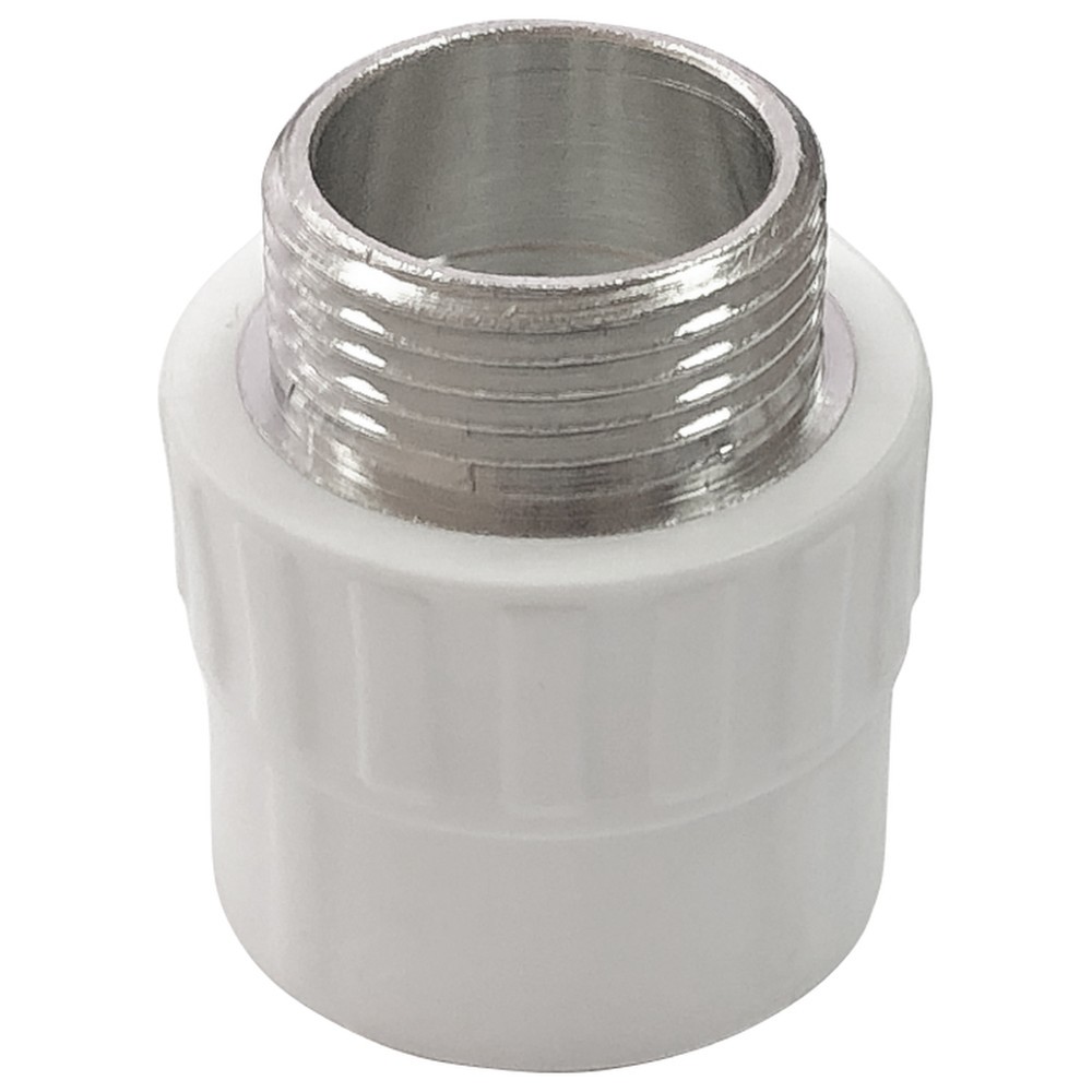 Муфта комбинированная полипропиленовая Valfex 32x1 НР белая 1653260