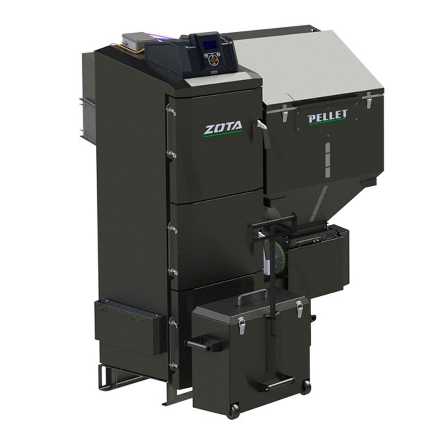 Котел пеллетный ZOTA Pellet Black 21 кВт автоматический комплект 2R-300 1730525