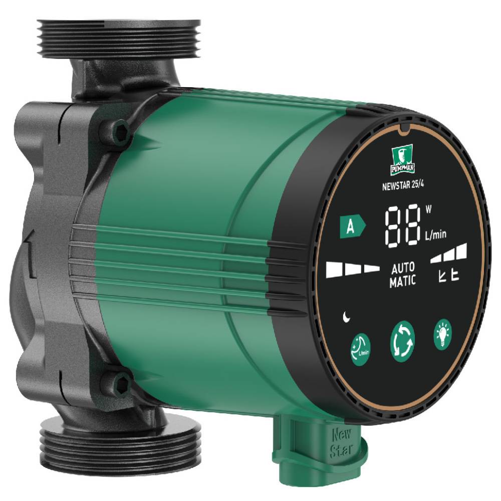 Насос циркуляционный Pumpman NEWSTAR 25/6 энергоэффективный NEWSTAR 25/6