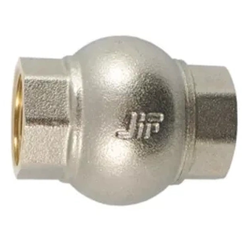 Клапан обратный пружинный JIF 312 с латунным золотником 1 ВР уп 8 шт 312