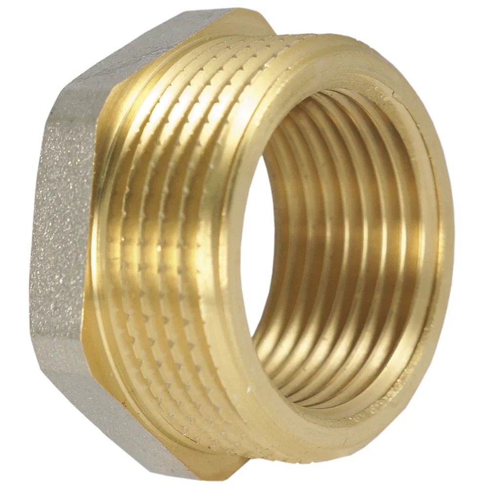 Футорка JIF 220 1x1/2 НР-ВР латунная упаковка 10 шт 1654062