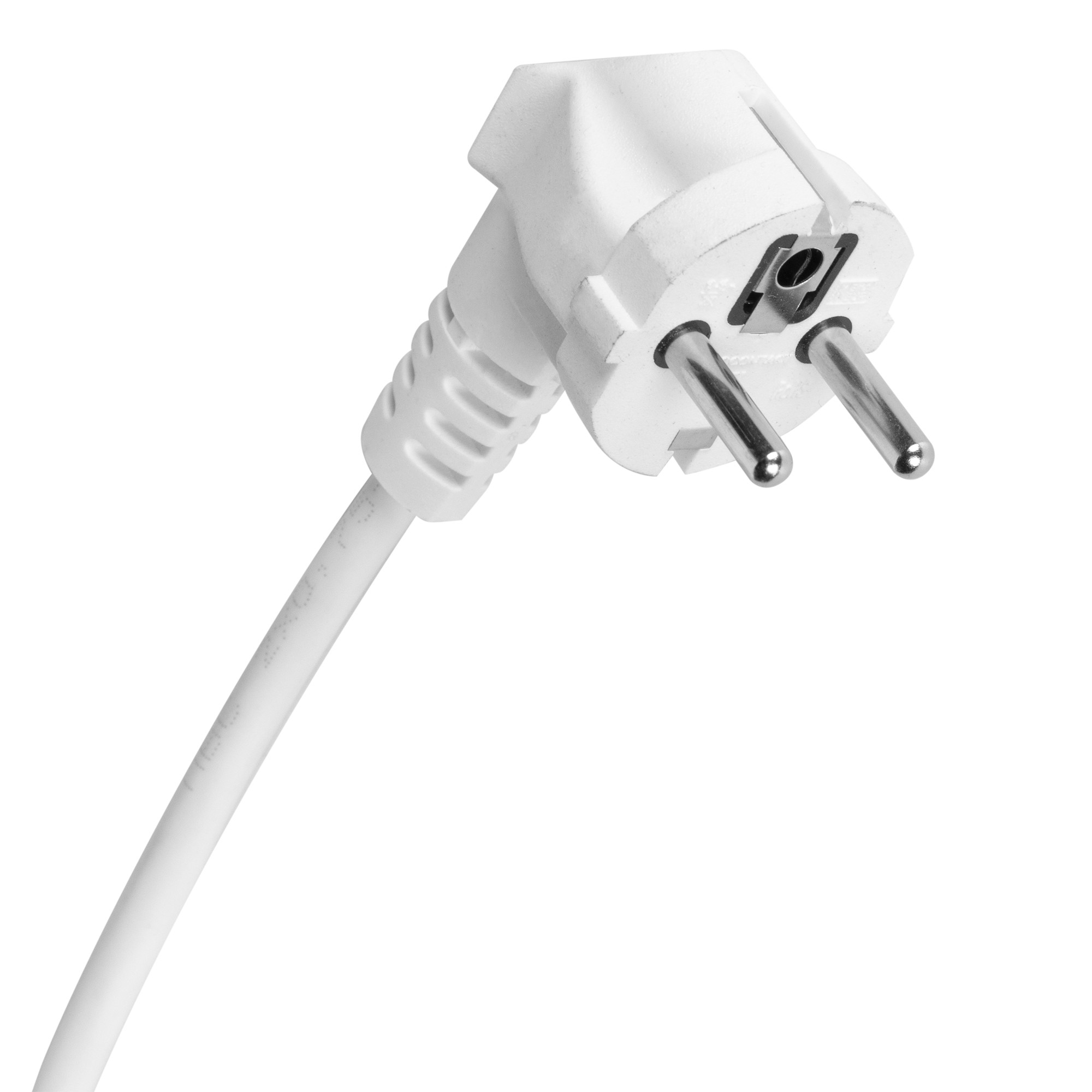 Шнур питания ПВС-ВП 2х0.75+1х0.75 с евровилкой 1.4 м белый RAL 9016 1163937