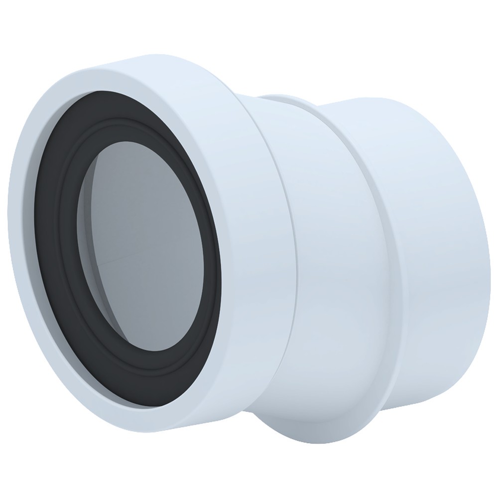 Манжета для унитаза эксцентрическая жесткая АНИ пласт W0221 смещение 20 мм