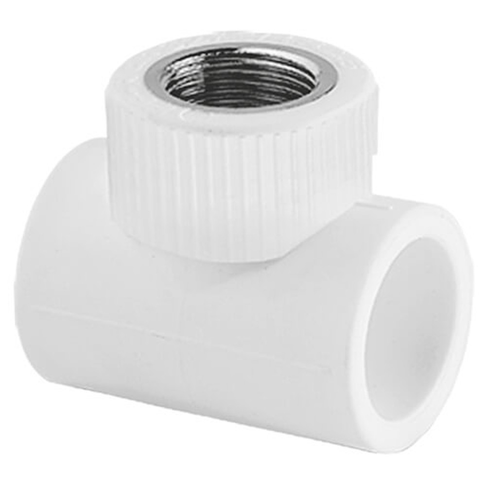 Тройник комбинированный TEBO PPRC 25х1/2 ВР белый 1654855