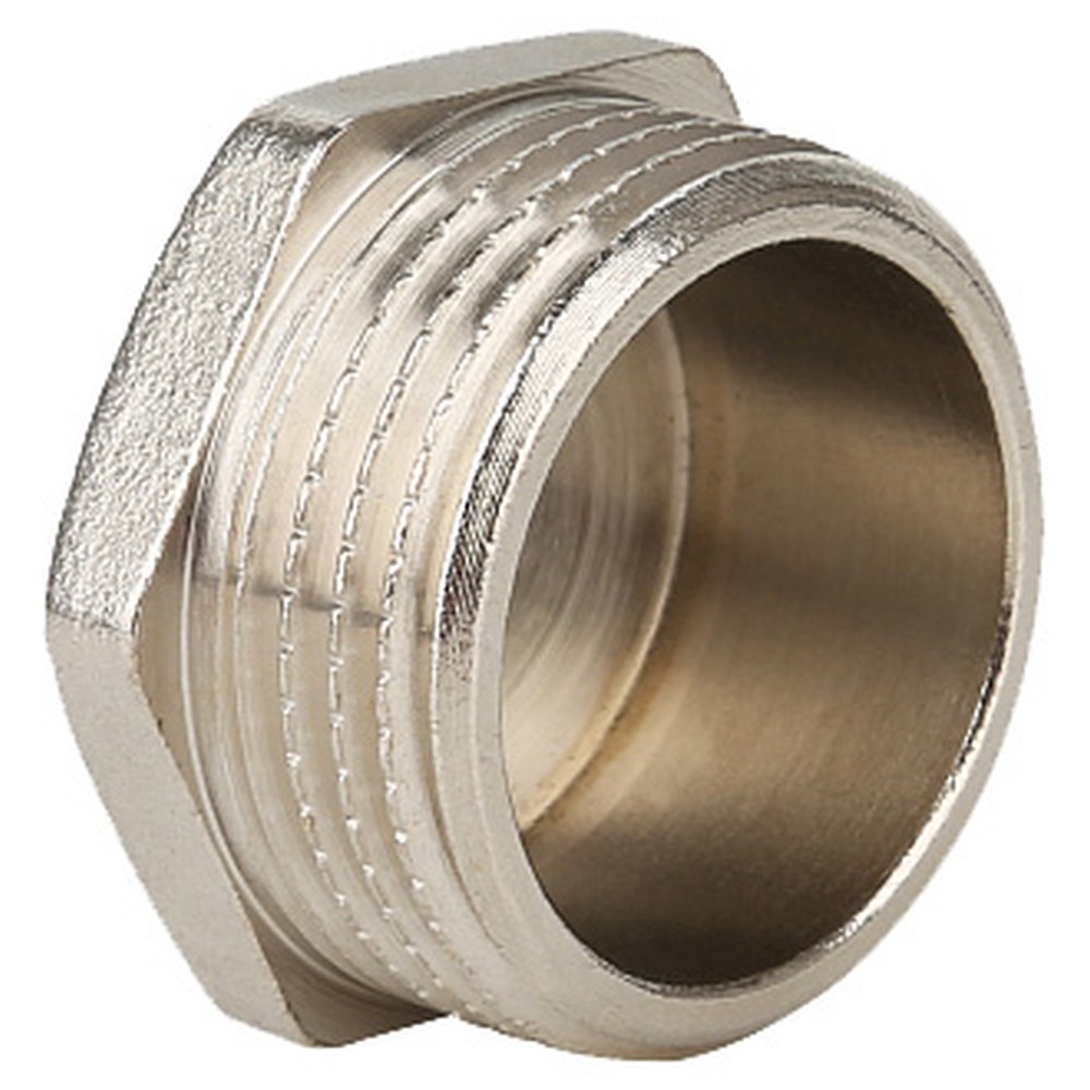 Заглушка латунная Gappo НР 1/2 никелированная G1002.02